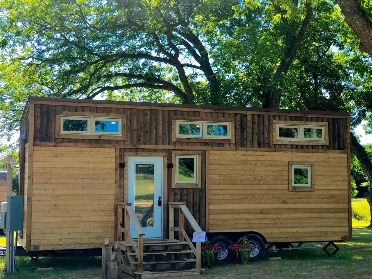 Montana Escape Elegant Tiny House In Waco Near Magnoliaヴィラ エクステリア 写真